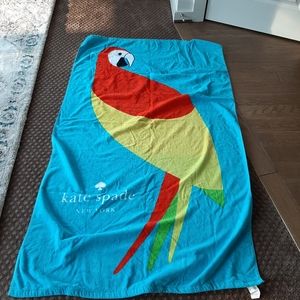 Kate spade parrot beach towel large